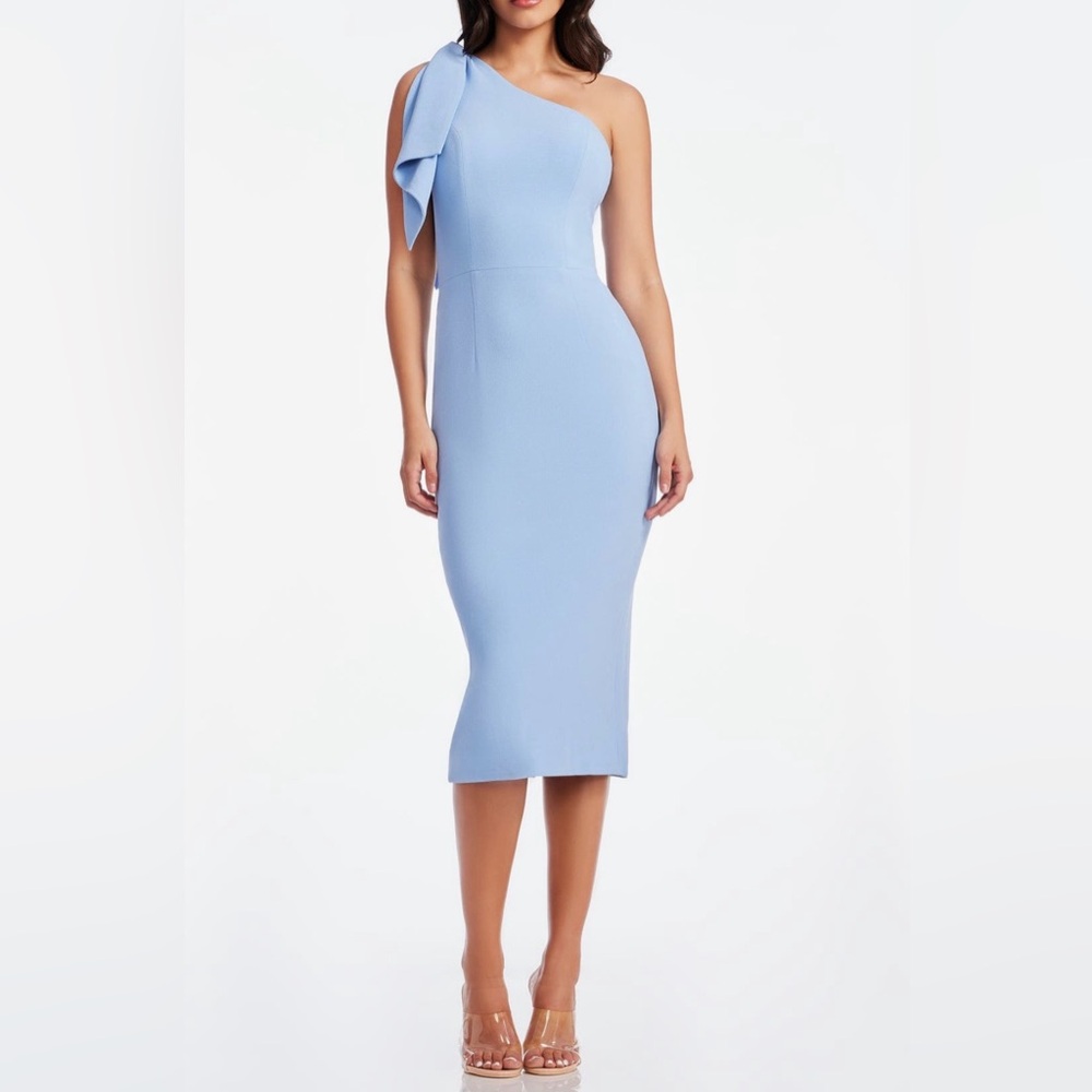 Dress The Population Tiffany One-Shoulder Midi Dress View 2